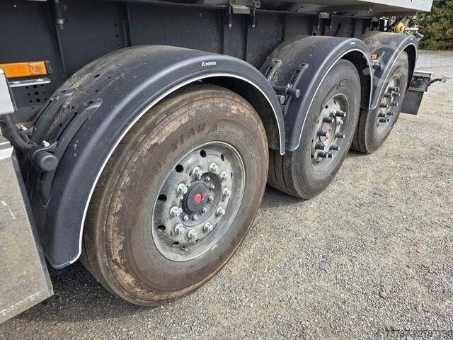 Tanker semitrailer D-TEC Jansky Schwarte TSA, Edelstahl, 30.000 L,Unfall