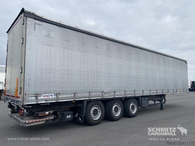 Open semitrailer with tarp Schmitz Cargobull Semitrailer Curtainsider Standard Hayon