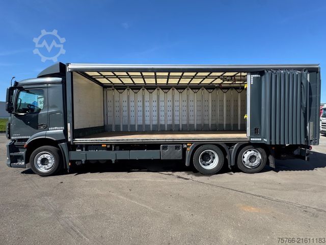 Beverage truck MERCEDES-BENZ ACTROS 2532 / LBW / 2 x AHK / LENKACHSE / 18 PAL