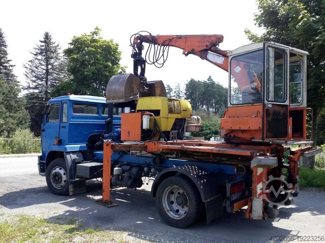 Radlader Schaeff at16 unimog bagger abrollkipper Deutz f4l913 teleskop bagger abroller