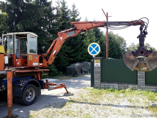 Radlader Schaeff at16 unimog bagger abrollkipper Deutz f4l913 teleskop bagger abroller