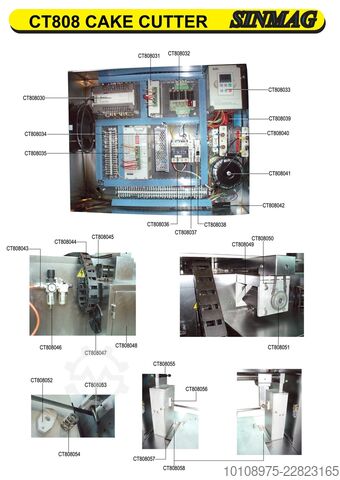 Tortenschneidemaschine Sinmach Europe CT 808