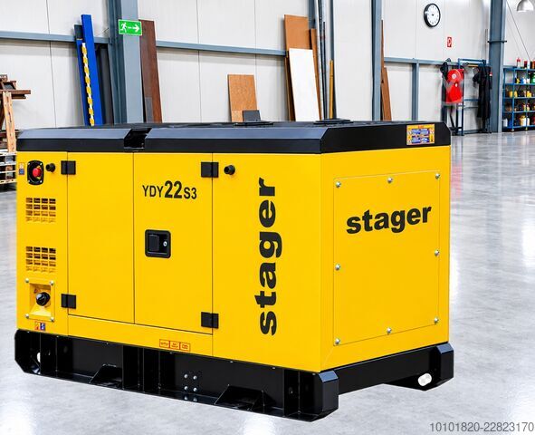 Stager YDY22S3|22 kVA|Diesel|Silent Stager Yorking YDY22S3