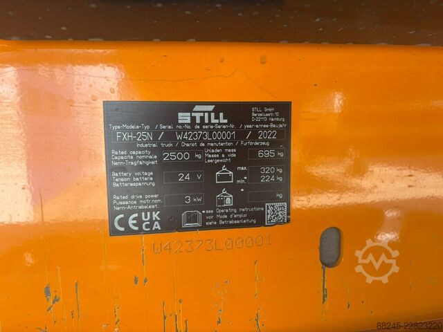 VS-23052 Electric ride-on pallet truck Still FXH 25 N STILL FXH 25 N