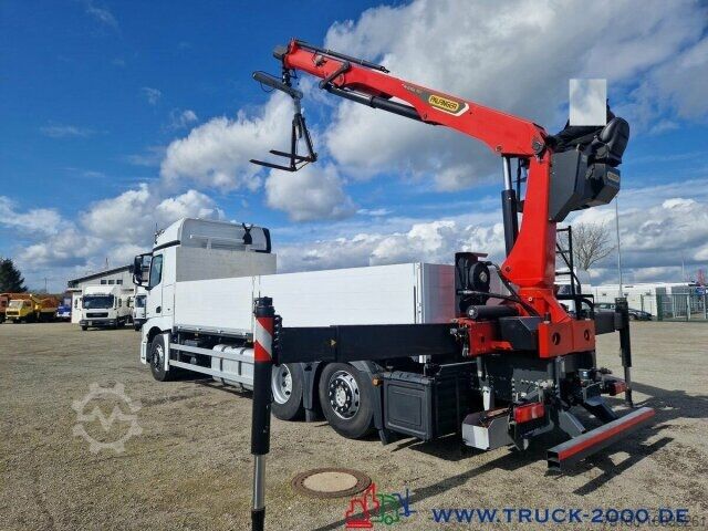LKW mit Pritsche (offen) Mercedes-Benz Actros 2548 6x2 Kran PK20501 bei 11m/1,64 Tonnen