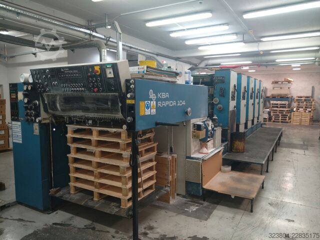 Offset printing press KBA Rapida 104-5