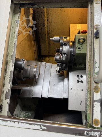 WEILER UD 24 CNC, Bj. 1995 mit IRCO Einzelstangenzuführung IntNr231497 WEILER UD 24 CNC
