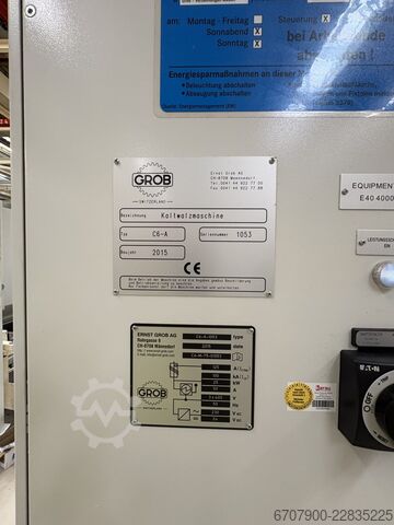 GROB C6-A-1053 Gear Cold Rolling Machine GROB-WERKE C6-A-1053