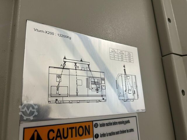 CNC Dreh-Fräszentrum Victor Taichung Vturn-X200