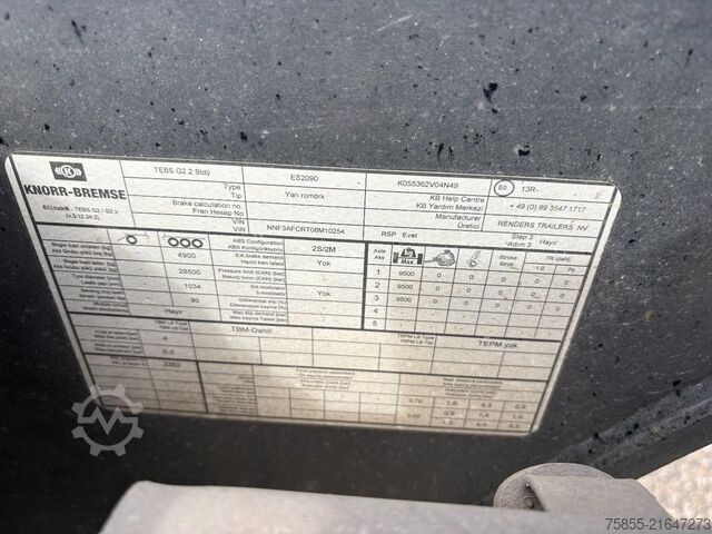 Containertransport Reistreyler 3AFCRT08 Multichassis / Extendable / SAF Axles ...