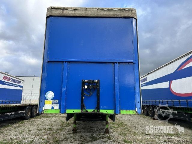 Open semitrailer with tarp Berger Curtainsider Coil
