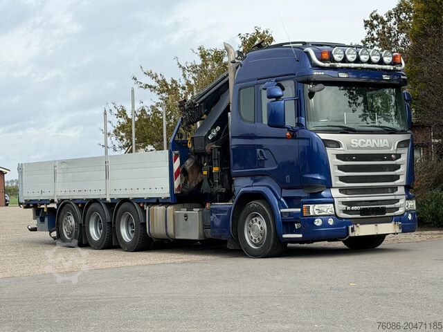 Crane truck Scania R450 8X4 TRIPLE !!EURO6!! 50TM/JIB/!!TOP!!ROOF/...