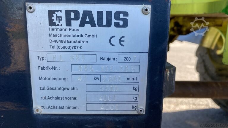 Radlader Paus Rl 655
