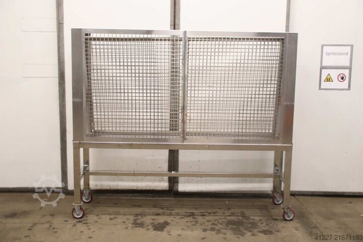 Filterträger Gazeträger für Absaugung Edelstahl 2130/530/H1830 mm