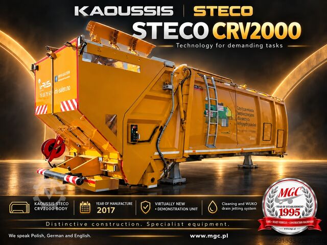 Müllsammelaufbau Kaoussis CRV2000 Steco - NEW!