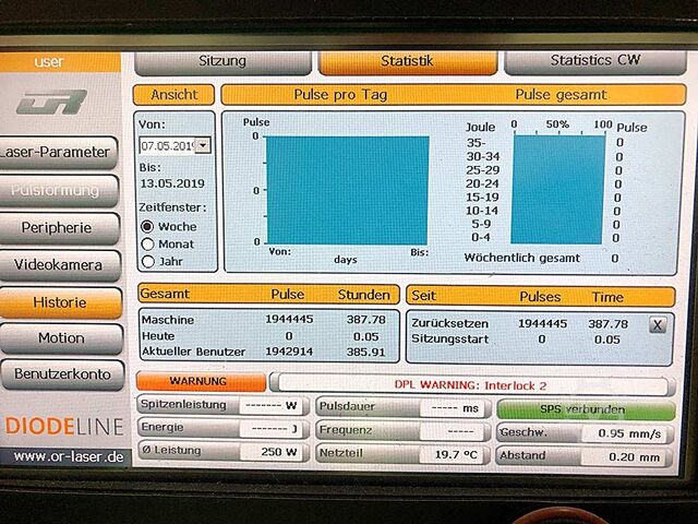 Laserschweißmaschine OR Laser Diodeline 250