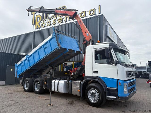 Kipper mit Kran Volvo FM 440 + PALFINGER PK15002 + 6X4 + MANUAL + TIPPER