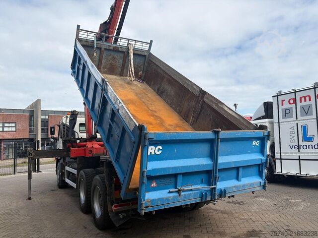 Kipper mit Kran Volvo FM 440 + PALFINGER PK15002 + 6X4 + MANUAL + TIPPER