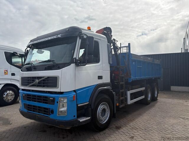 Kipper mit Kran Volvo FM 440 + PALFINGER PK15002 + 6X4 + MANUAL + TIPPER