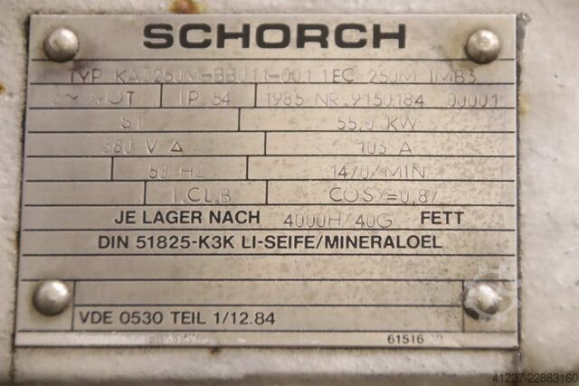 Staubabsauggebläse 55 kW Rippert HL8-300-