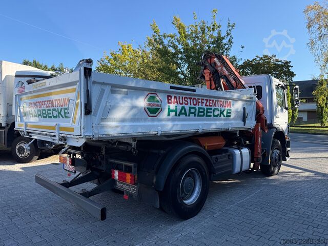Autokran Mercedes-Benz Axor 1829 K 4X2 Kipper mit Kran Atlas 125.2
