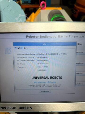 Collaborative robot Universal Robots UR 10 Cobot