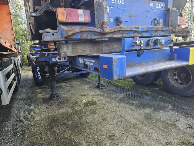 Transport von Containern MKF METALLBAU CS 20 / STEEL SUSPENSION/ BPW DRUM.