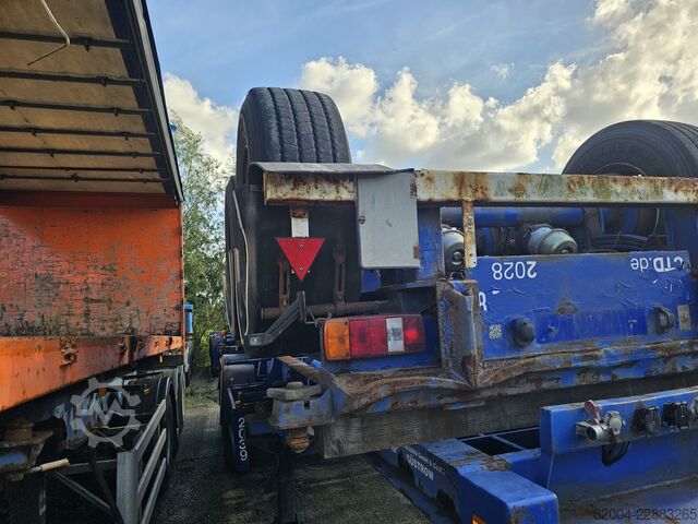 Transport von Containern MKF METALLBAU CS 20 / STEEL SUSPENSION/ BPW DRUM.