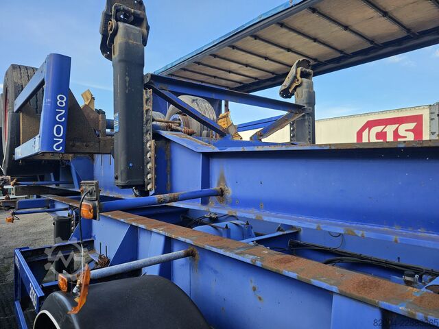 Transport von Containern MKF METALLBAU CS 20 / STEEL SUSPENSION/ BPW DRUM.