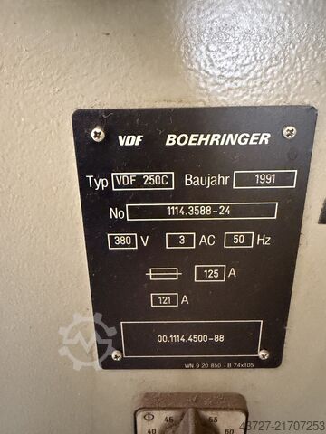 CNC lathe VDF Boehringer VDF 250 C