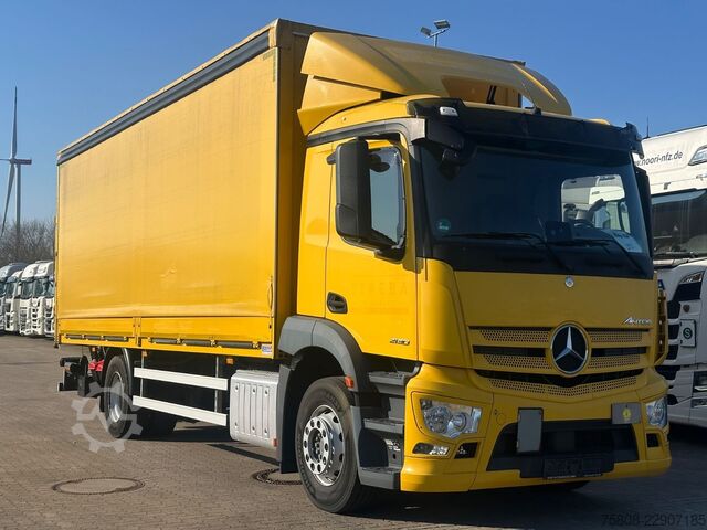 LKW mit Pritsche & Plane MERCEDES-BENZ Antos 1830 4x2 Pritche Plane 7,20m LBW 2t. AHK