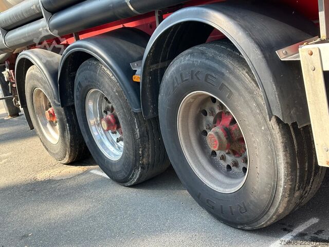 Silo semitrailer FELDBINDER Kippsilo 60m³ Hydraulik