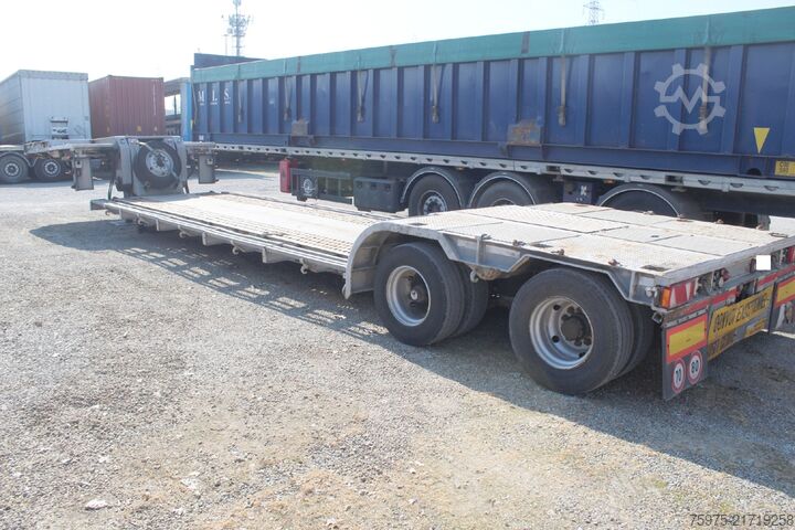 Tieflader-Auflieger für Baumaschinen bertoja semirimorchio culla allunagabile 2 assi