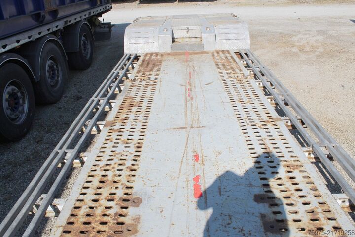 Tieflader-Auflieger für Baumaschinen bertoja semirimorchio culla allunagabile 2 assi