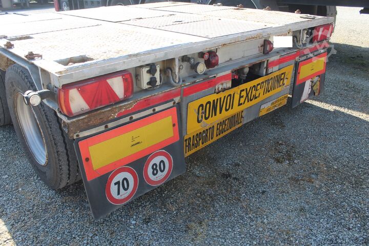 Tieflader-Auflieger für Baumaschinen bertoja semirimorchio culla allunagabile 2 assi