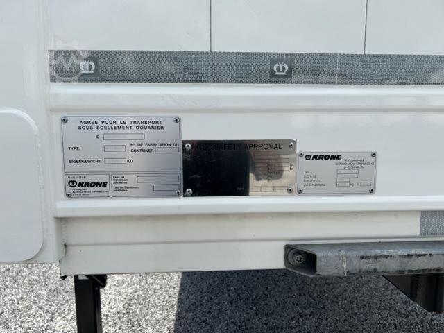 Swap body trailer KRONE Heck Alu.- Rolltor