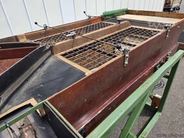 Schouten SM-2x60/4x135 potato sorting machine 120 cm wide with pre-grader SCHOUTEN SM-2x60-4x135