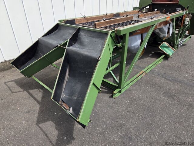 Schouten SM-2x60/4x135 potato sorting machine 120 cm wide with pre-grader SCHOUTEN SM-2x60-4x135