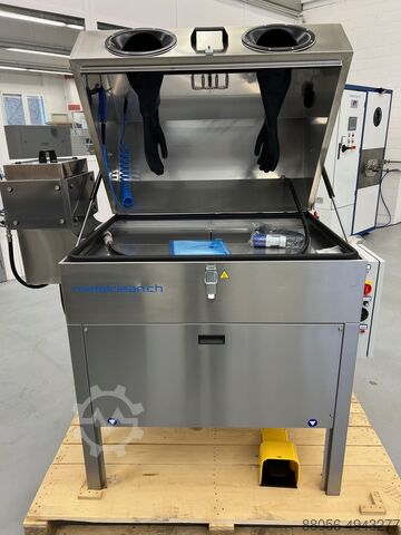 Brush washbasin High pressure Metalclean Hochdruck Waschtisch 80BAR 3X automower