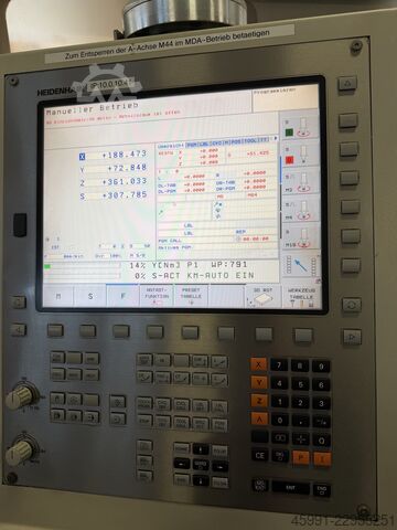 Vertical machining center Spinner MVC1000 machining center, 4.axis