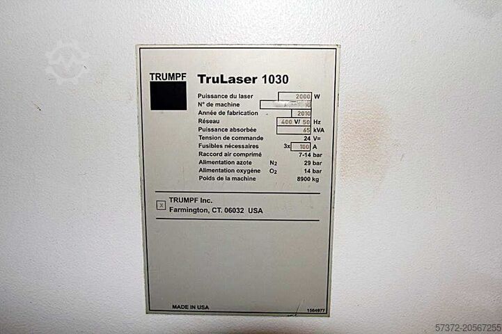 CNC Laserschneidanlage Trumpf TruLaser 1030