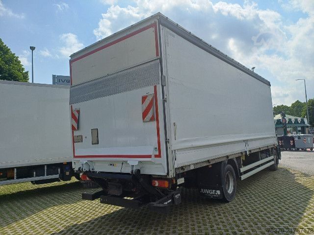 Flatbed truck with tarp IVECO EUROCARGO ML140E28