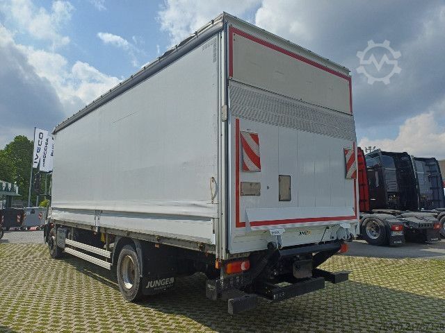 Flatbed truck with tarp IVECO EUROCARGO ML140E28
