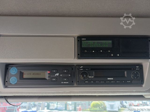 Flatbed truck with tarp IVECO EUROCARGO ML140E28