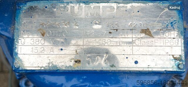 Pumpex water pump, 300 m³/h, 7.5 kW Pumpex 