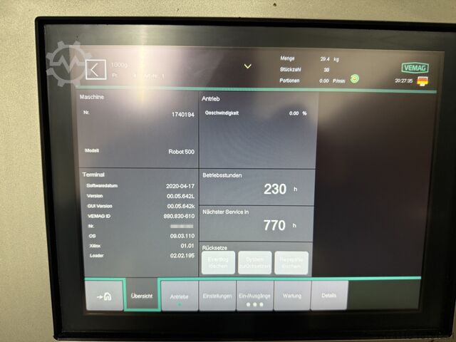 Vakuumfüllmaschine Vemag Robot 500