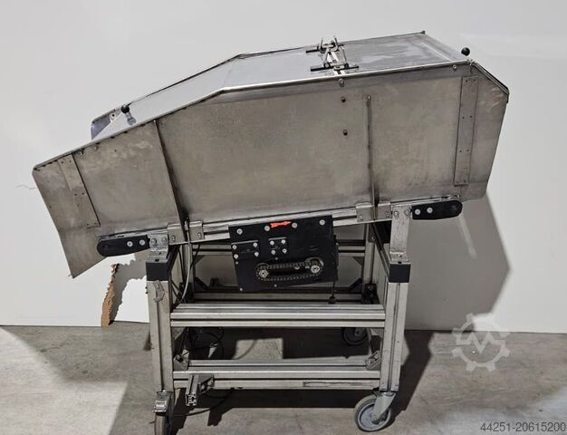 Belt bunker, bunker conveyor belt Rexroth Bunkerförderband