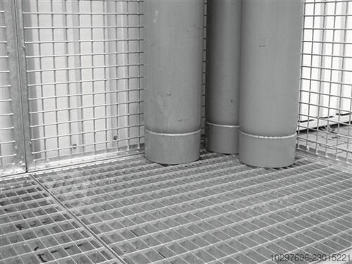 Grating floor for gas cylinder container - 1 piece  