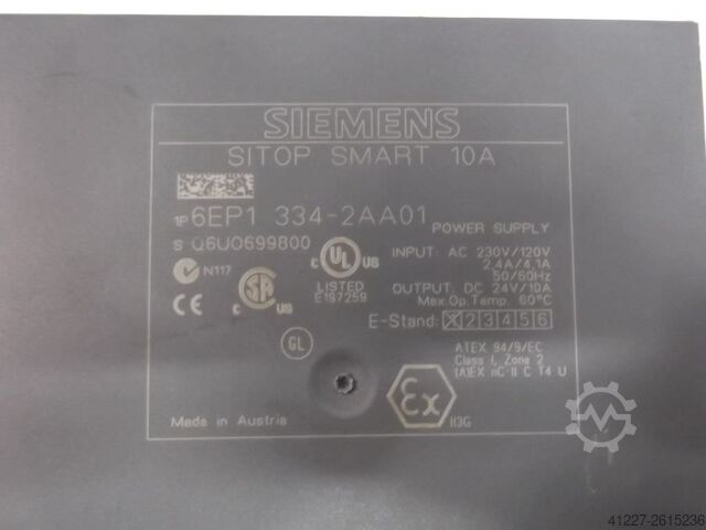 Power converter Siemens Sitop SMART 10A 6EP1 334-2AA01