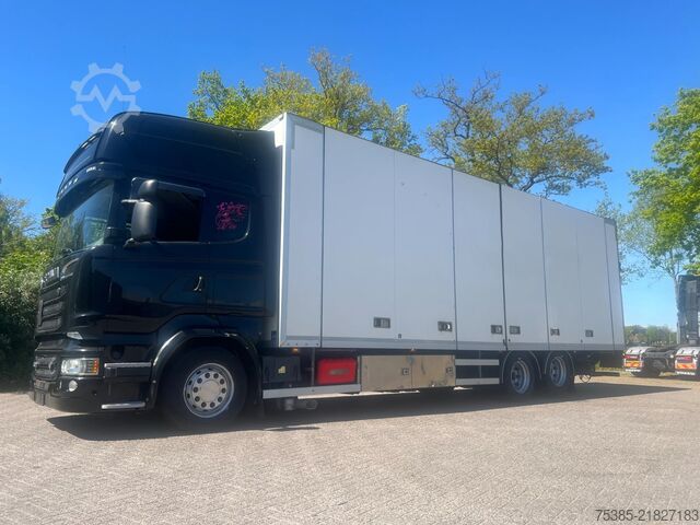 Koffer Scania R520 V8 Sideloader King of Road